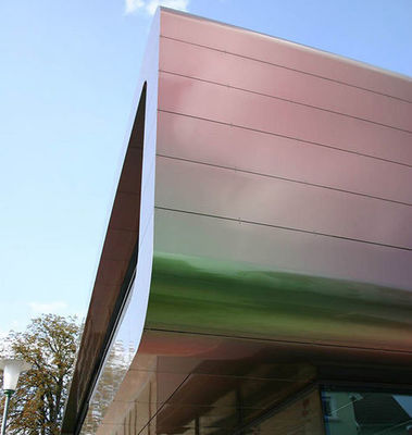 2mm Exterior Aluminum Composite Panels Decorative Lightweight