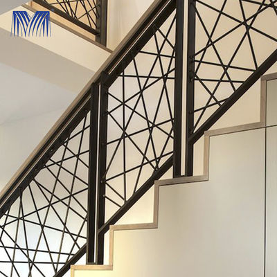 Modern Aluminium Staircase Railing Luxury Balcony Aluminum Step Railing