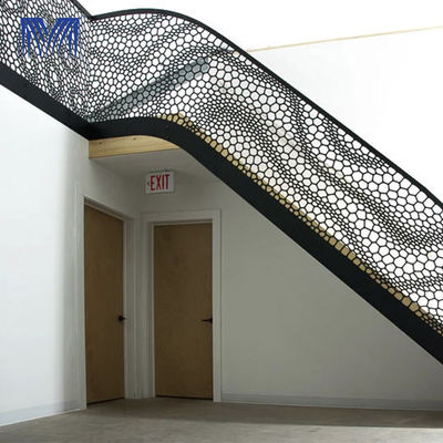 Modern Aluminium Staircase Railing Luxury Balcony Aluminum Step Railing
