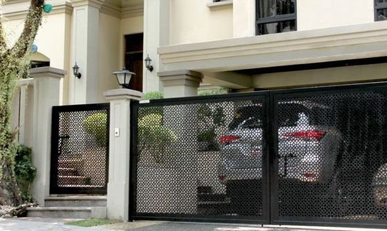 Modern Aluminium Swing Gates For Driveways Exterior Front Fence
