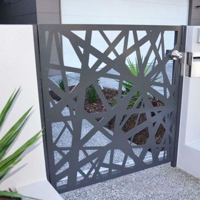 ODM Aluminum Folding Security Gates Exterior Aluminium Gate Profile Lightweight