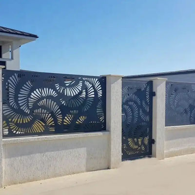 OEM Aluminium Sliding Driveway Gates Yard Aluminum Profile Door