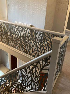 Balcon Modern Aluminum Stair Railing Outdoor Balustrade System